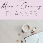 cover of The Weekly Grocery and Meal Planner