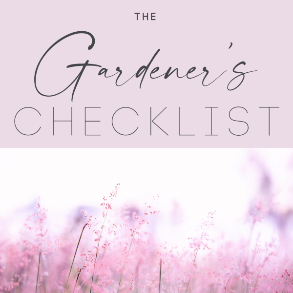 cover of The Gardener's Checklist