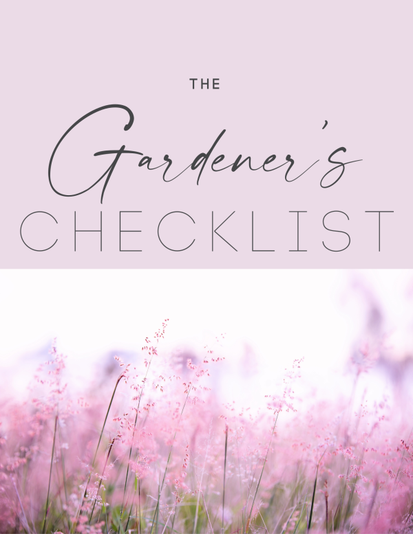 cover of The Gardener's Checklist